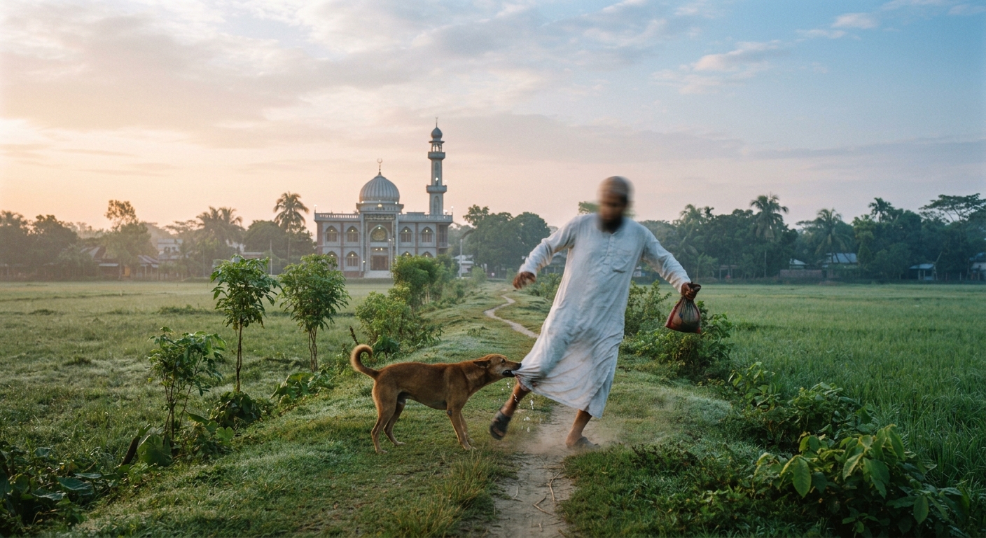 কুকুরের কামড়ে অজু ভাঙ্গে কিনা?
